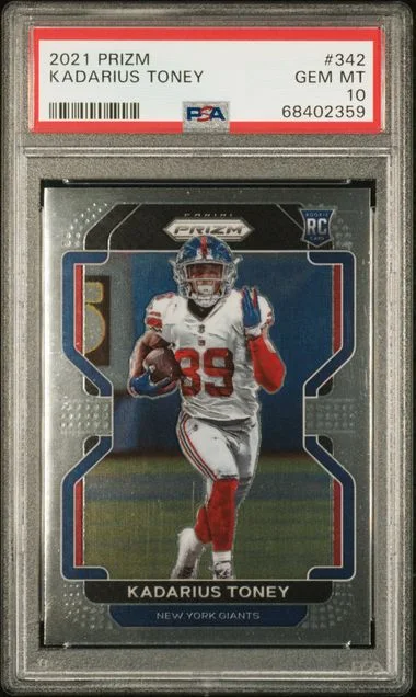 2021 Panini Prizm Kadarius Toney #342 card image