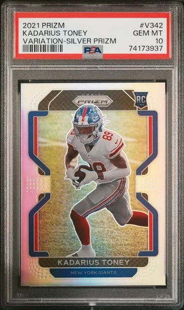 2021 Panini Prizm Kadarius Toney #V342 card image