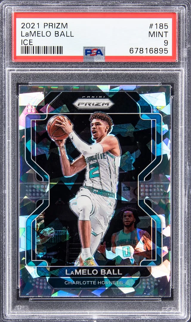 2021 Panini Prizm Lamelo Ball Orange Wave #185 card image