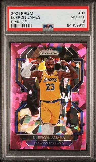 2021 Panini Prizm LeBron James Factory Set #91 card image