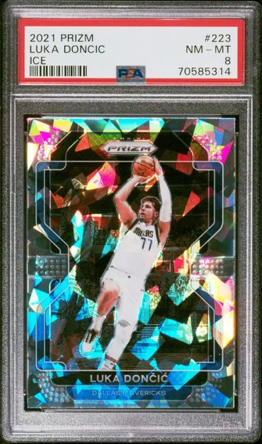 2021 Panini Prizm Luka Doncic Ice #223 card image