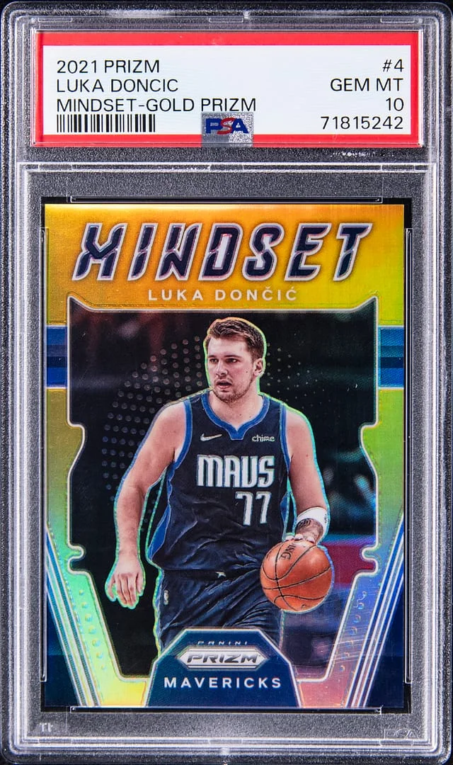 2021 Panini Prizm Luka Doncic Fireworks Silver Prizm #4 card image
