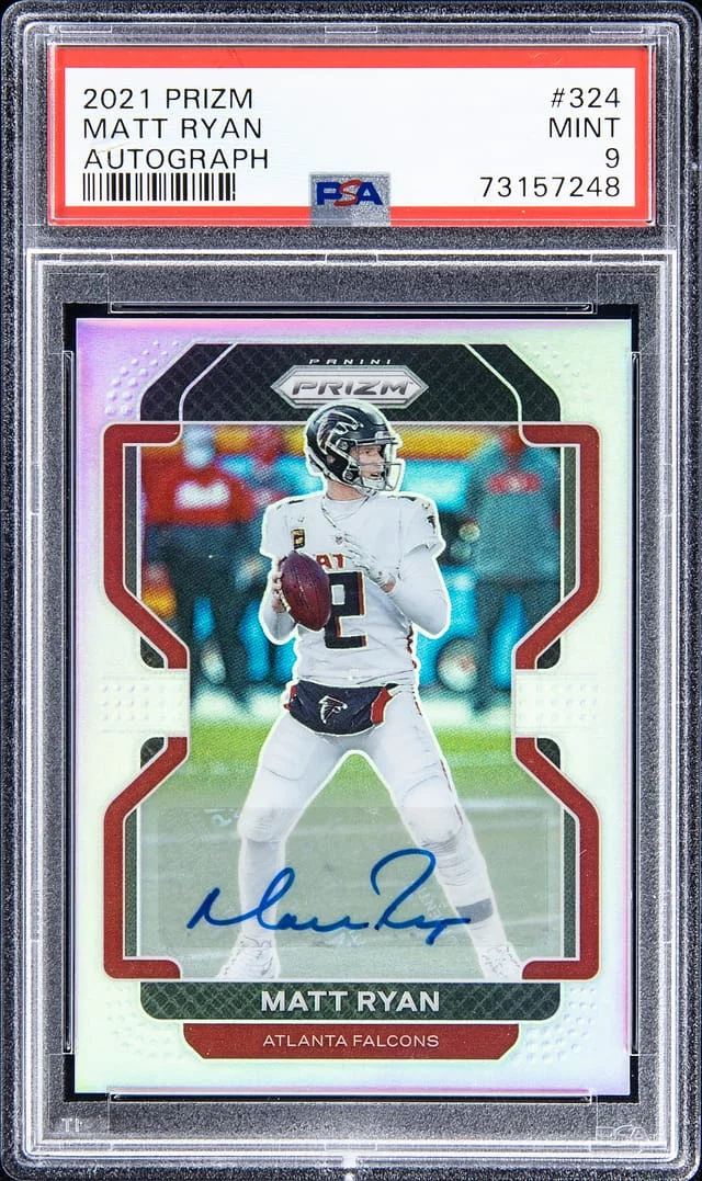 2021 Panini Prizm Matt Ryan Autograph #324 card image