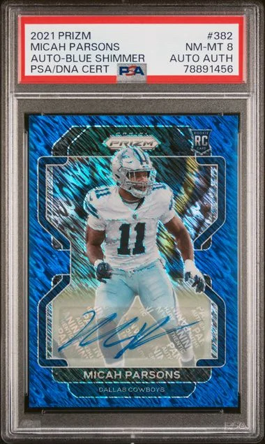 2021 Panini Prizm Micah Parsons #382 card image