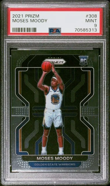 2021 Panini Prizm Moses Moody #308 card image