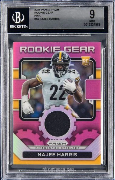 2021 Panini Prizm Najee Harris Gear Pink #13 card image
