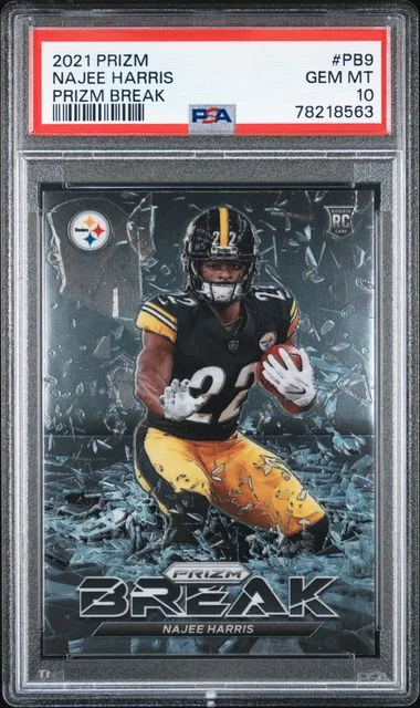 2021 Panini Prizm Najee Harris Prizm Break #PB9 card image