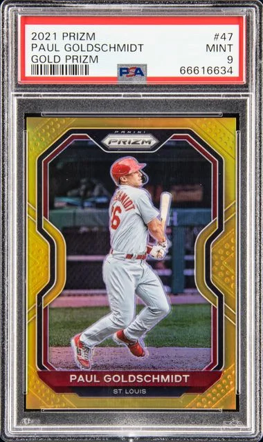 2021 Panini Prizm Paul Goldschmidt Gold Prizm #47 card image