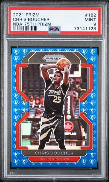 2021 Panini Prizm Prizm 182 Chris Boucher NBA #75Th card image