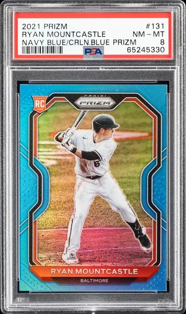 2021 Panini Prizm Ryan Mountcastle Navy Blue/Carolina Blue Prizm #131 card image