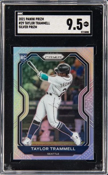 2021 Panini Prizm Taylor Trammell Silver Prizm #29 card image