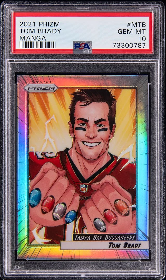 2021 Panini Prizm Tom Brady Manga #M-TB card image