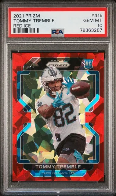 2021 Panini Prizm Tommy Tremble Autograph-Green Scope #415 card image