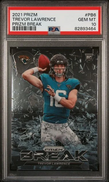 2021 Panini Prizm Trevor Lawrence Prizm Break #PB6 card image