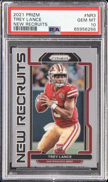2021 Panini Prizm Trey Lance New Recruits #Nr3 card image
