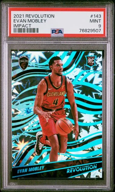 2021 Panini Revolution Evan Mobley Impact #143 card image