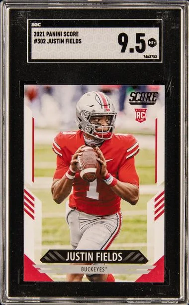 2021 Panini Score Justin Fields #302 card image