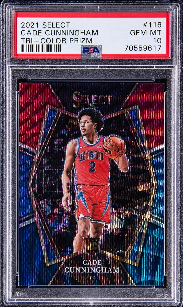 2021 Panini Select Cade Cunningham Silver Prizm #116 card image