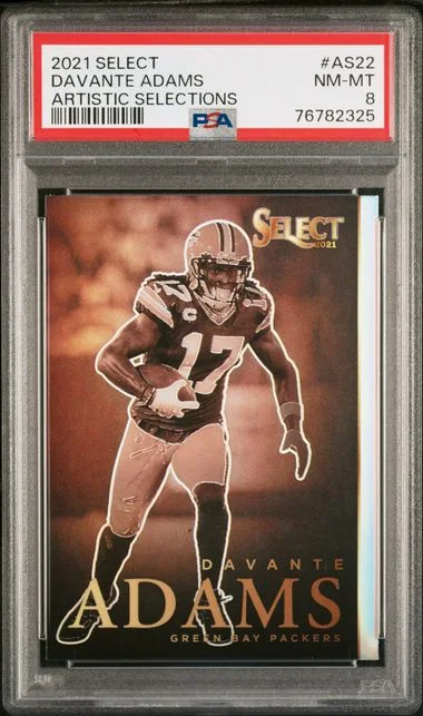 2021 Panini Select Davante Adams Artistic Selections #AS-22 card image