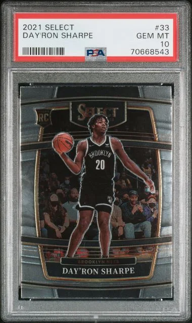 2021 Panini Select Day'Ron Sharpe #33 card image