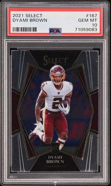 2021 Panini Select Dyami Brown #167 card image