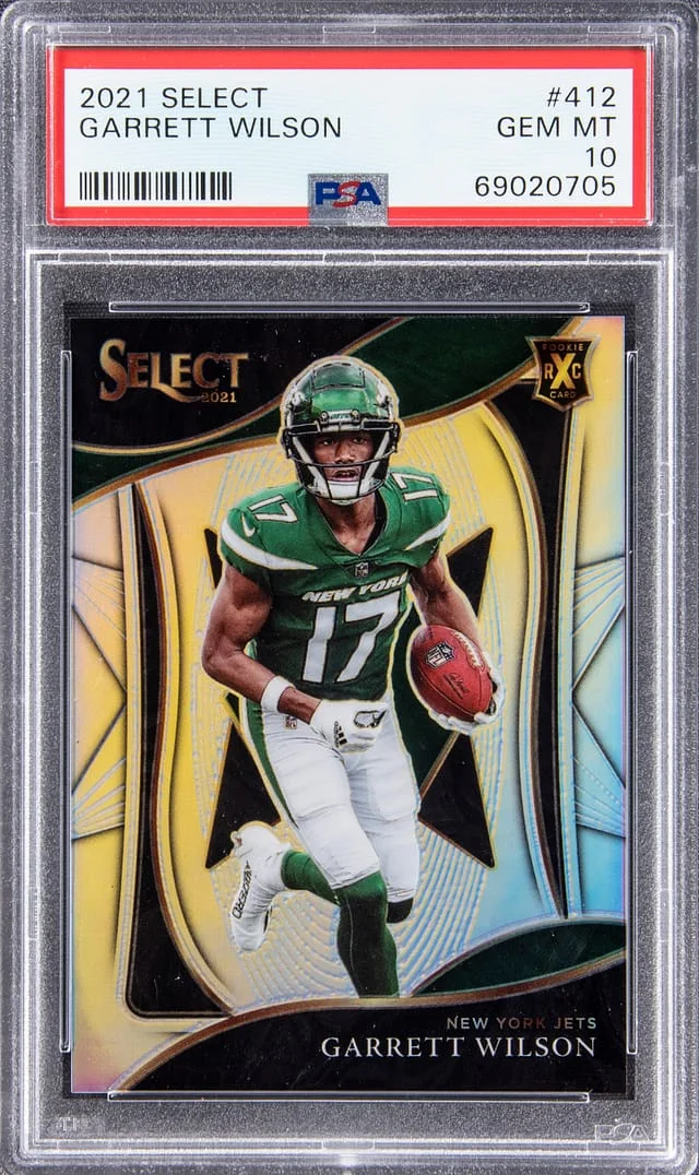 2021 Panini Select Garrett Wilson #412 card image
