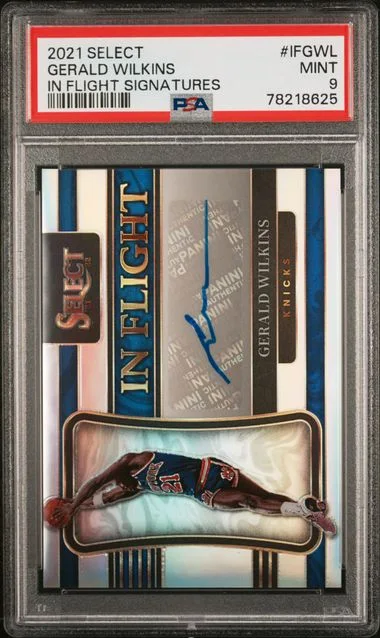 2021 Panini Select Gerald Wilkins In Flight Signatures #IFGWL card image