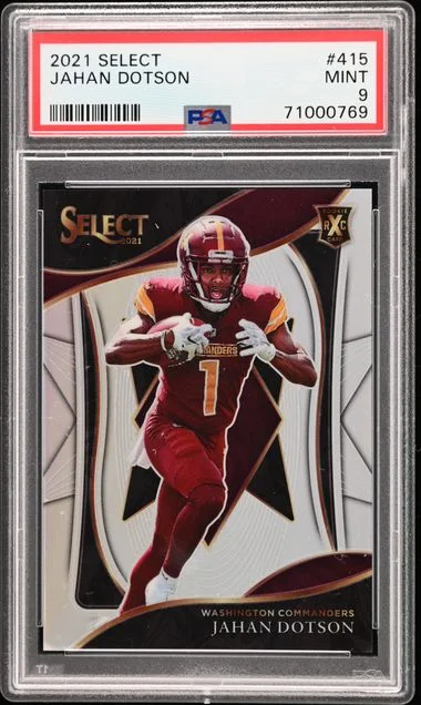 2021 Panini Select Jahan Dotson #415 card image