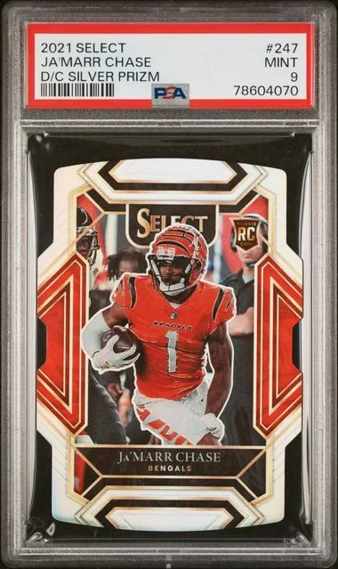 2021 Panini Select Ja'Marr Chase #247 card image
