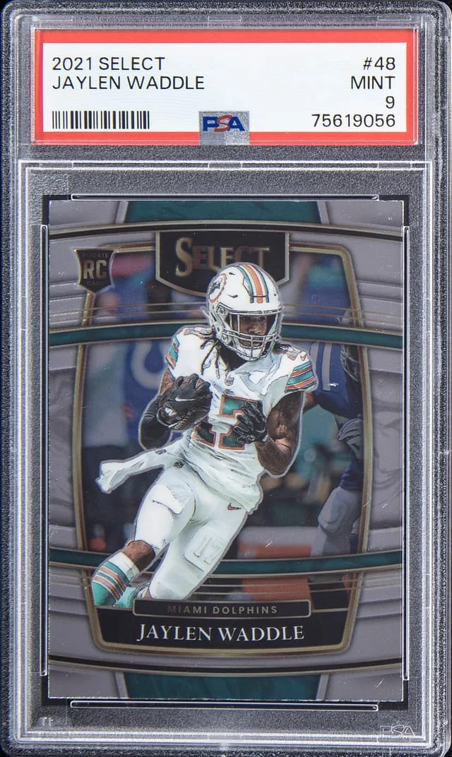 2021 Panini Select Jaylen Waddle #48 card image
