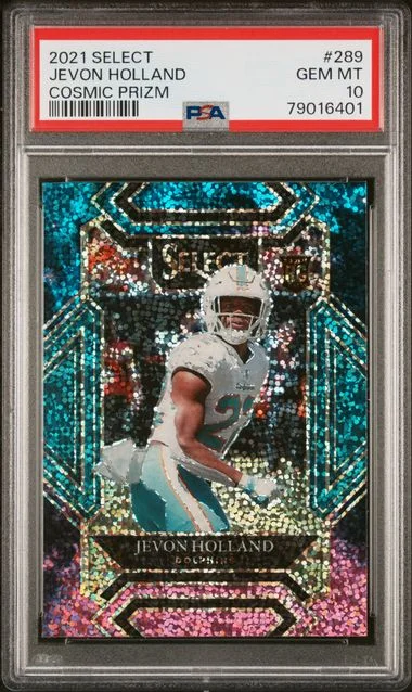 2021 Panini Select Jevon Holland Cosmic Prizm #289 card image