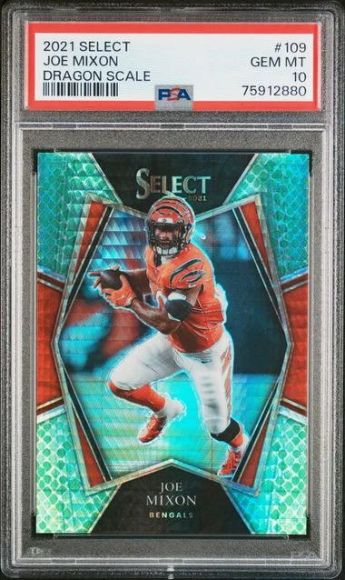 2021 Panini Select Joe Mixon Dragon Scale #109 card image