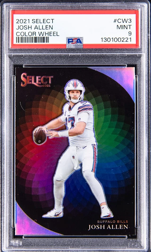 2021 Panini Select Josh Allen Color Wheel #CW-3 card image