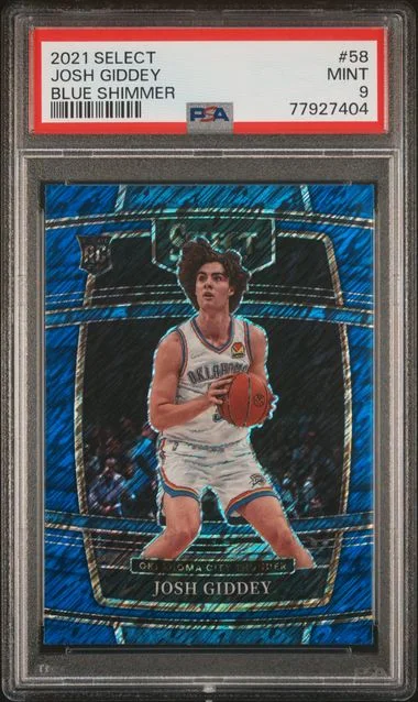 2021 Panini Select Josh Giddey #58 card image