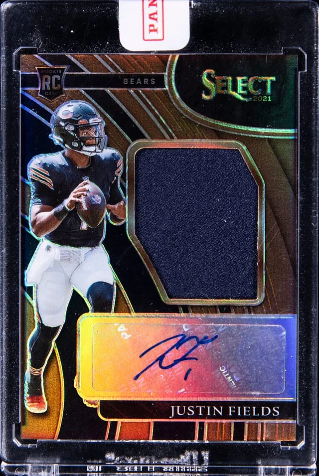 2021 Panini Select Justin Fields Jumbo Signature #JRS-JFI card image