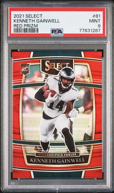 2021 Panini Select Kenneth Gainwell #81 card image