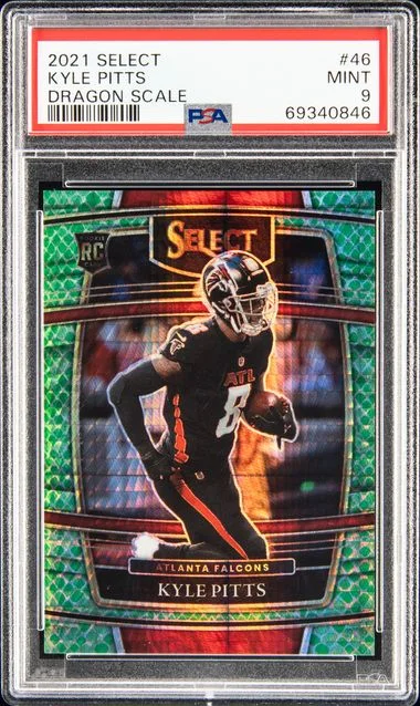 2021 Panini Select Kyle Pitts Dragon Scale #46 card image