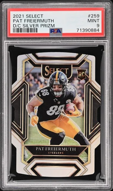 2021 Panini Select Pat Freiermuth Die-Cut Silver Prizm #259 card image