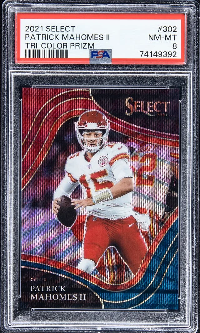 2021 Panini Select Patrick Mahomes II Silver Prizm #302 card image