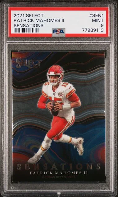 2021 Panini Select Patrick Mahomes II Sensations #SEN1 card image