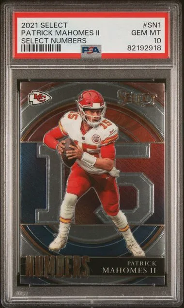 2021 Panini Select Patrick Mahomes II Select Numbers #Sn1 card image