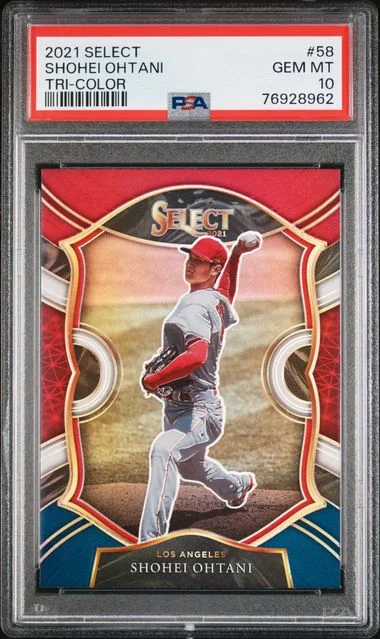 2021 Panini Select Shohei Ohtani #58 card image