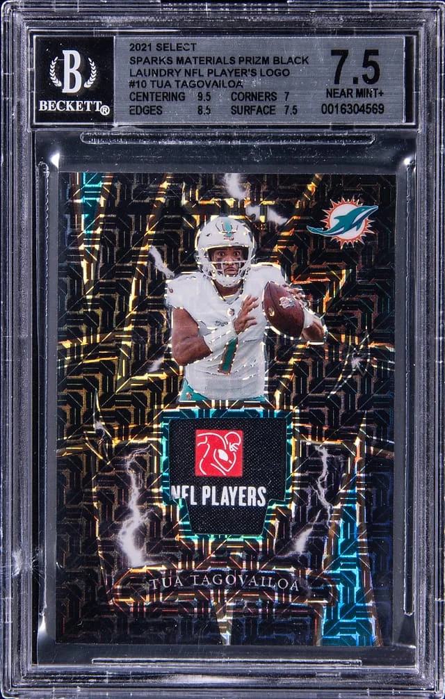 2021 Panini Select Sparkle Materials Black Prizm Laundry #no-number card image