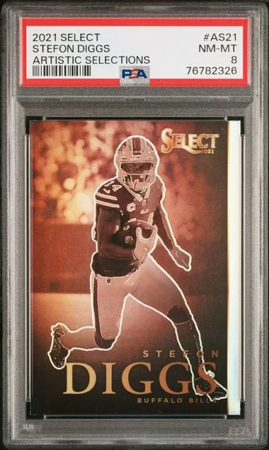 2021 Panini Select Stefon Diggs Artistic Selections #AS-21 card image