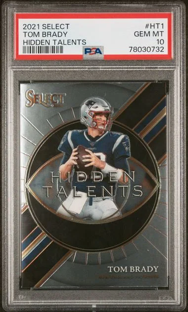 2021 Panini Select Tom Brady Hidden Talents #HT1 card image