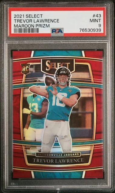2021 Panini Select Trevor Lawrence #43 card image