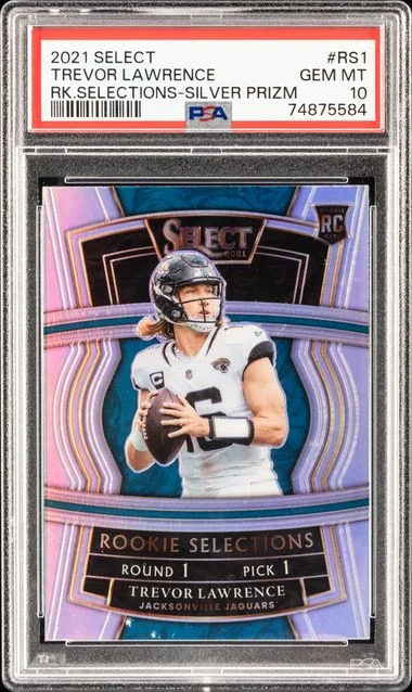 2021 Panini Select Trevor Lawrence Selections Silver Prizm #Rs1 card image