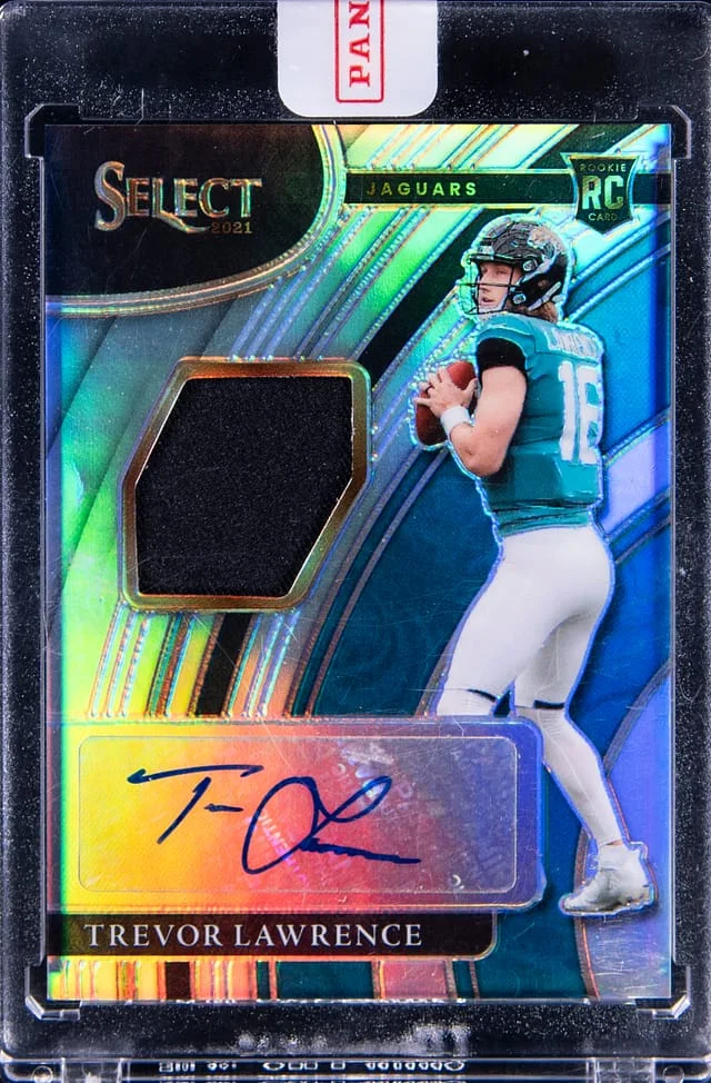 2021 Panini Select Trevor Lawrence Signature Materials #RSM-TLA card image