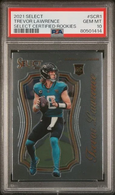 2021 Panini Select Trevor Lawrence Select Certified Rookies #SCR1 card image
