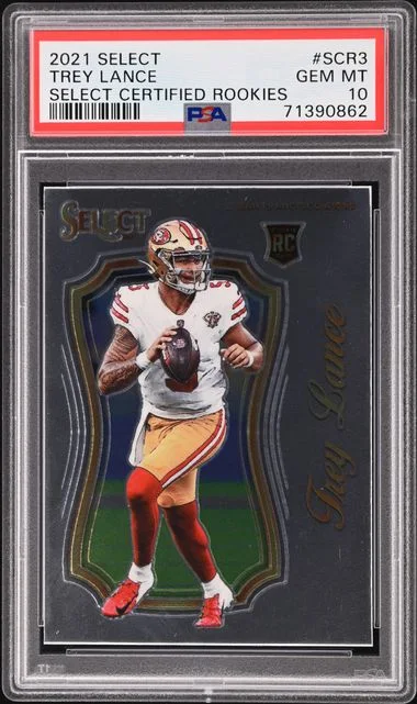 2021 Panini Select Trey Lance Certified Rookies #SCR-3 card image